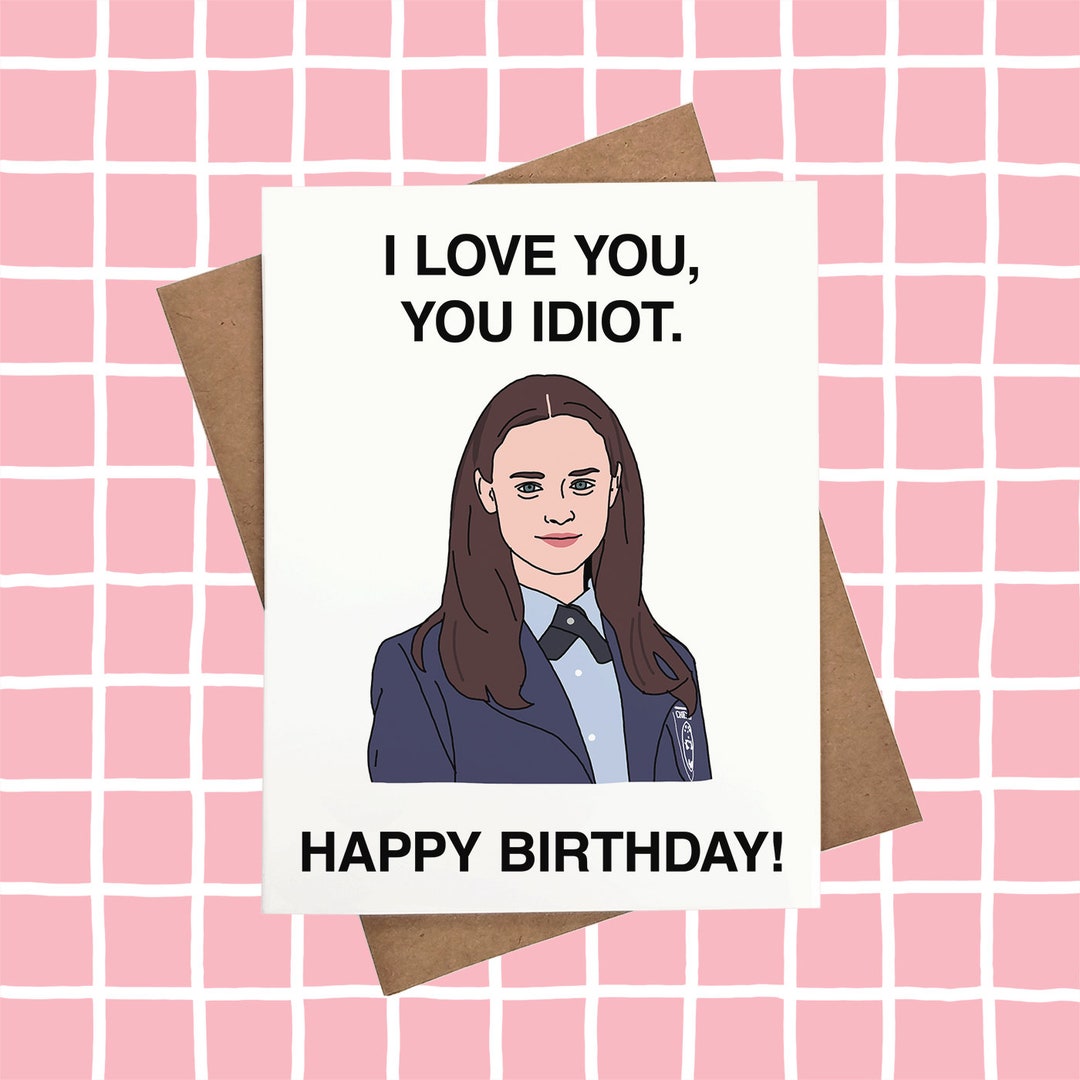 Gilmore Girls Birthday Card Rory Gilmore Card Eco Friendly - Etsy