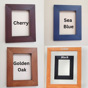 Custom Size Hand Made Picture Frame, Complete Photo Frame, Ready to ...