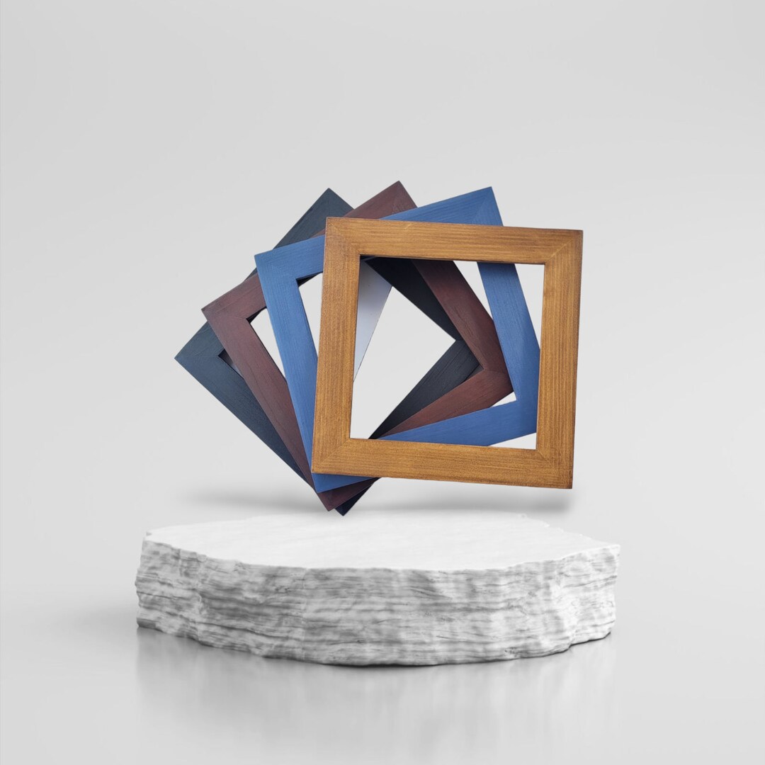 Wooden Handmade Picture Frames Custom Size Picture Frame for Etsy