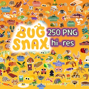 BUGS PNG Character Clipart high-resolution Banopper Spuddy Scoopy Banoopy Chippy Kweeble Snaxburg Grumpuses Bunger Strabby Snack Food Insect