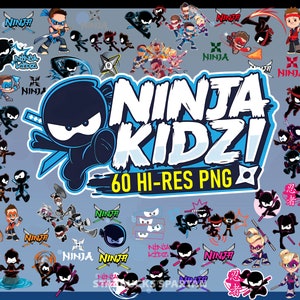 High-Resolution Ninja Youtube PNG Clipart Bryton Ashton Paxton Payton Decal Stickers Sublimation Martial Arts Invitation Mystery Ball