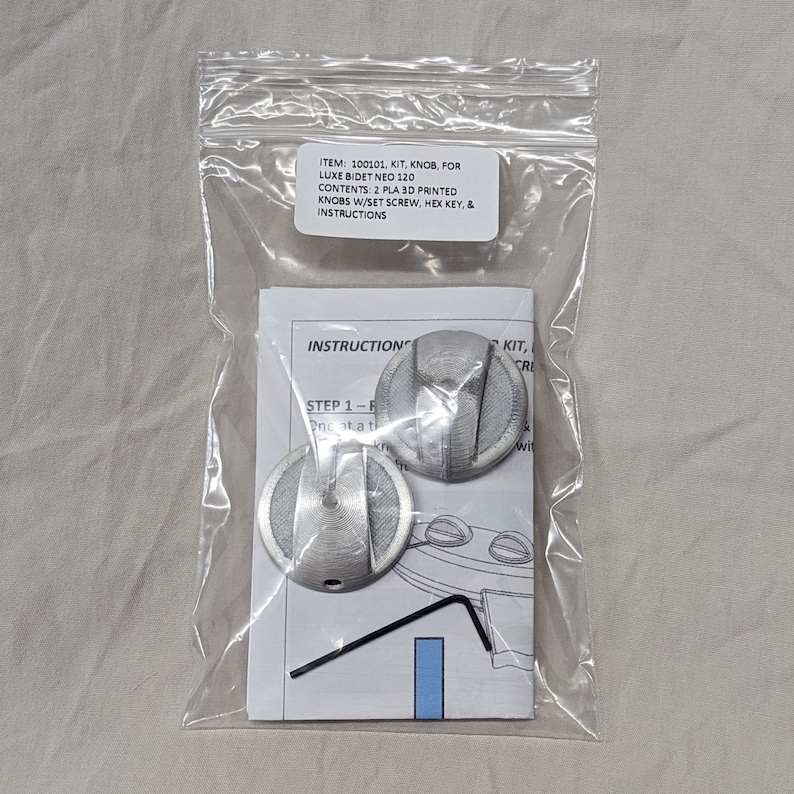 Bidet Knob Replacement/upgrade Kit for Neo 120 & Neo 185 some 185