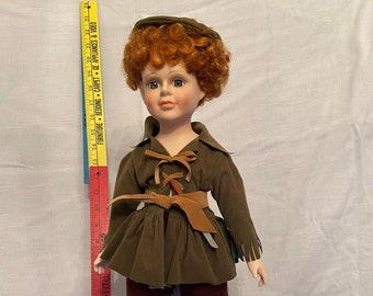 Peter Pan Collectible Porcelain Doll