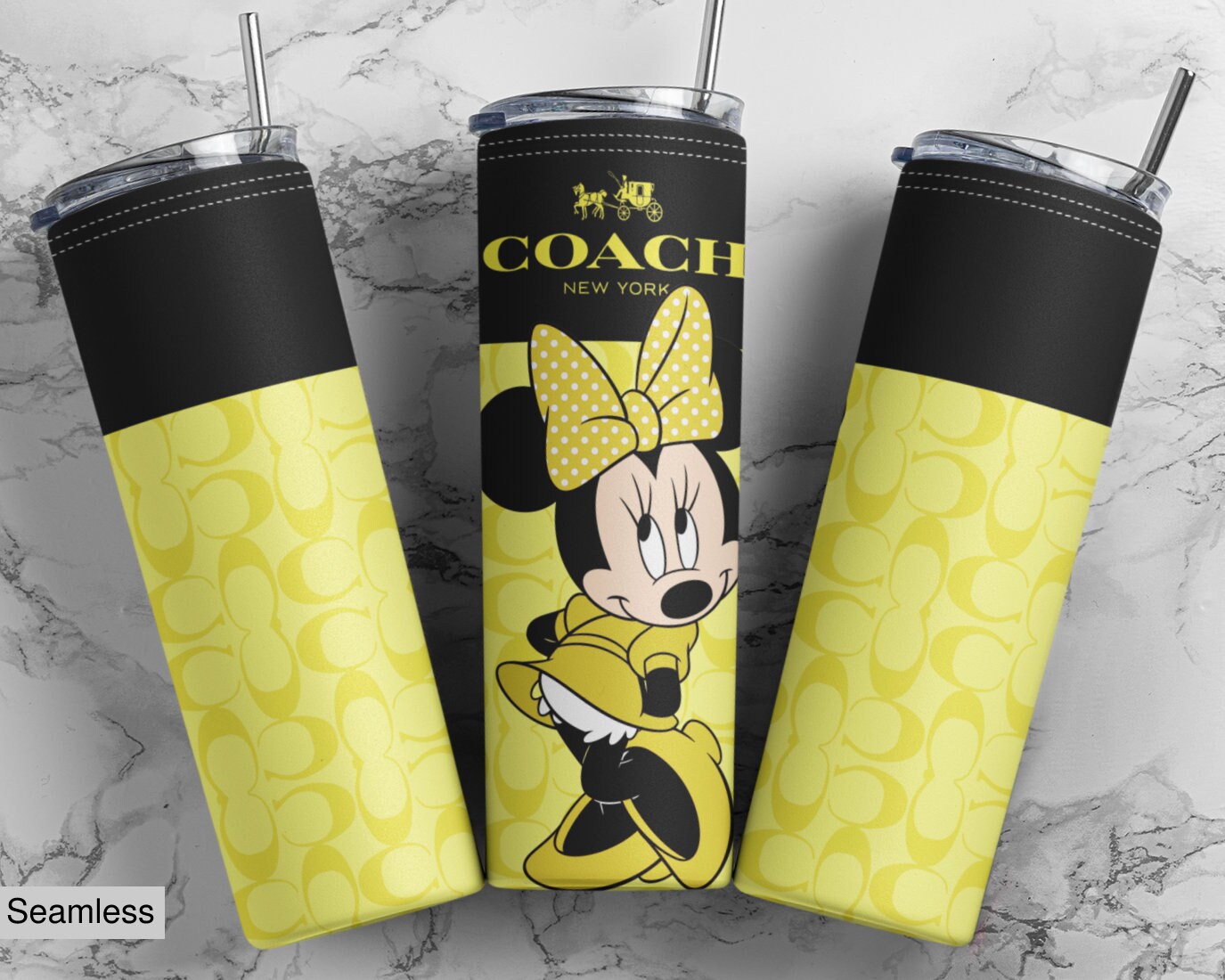 Designer Bag Tumbler Design Pack of 4 Chain Bag Design Etsy