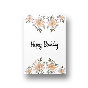 Cartão de aniversário personalizado, convite de aniversário minimalista para impressão, convite formal editável, design moderno, um dia feliz. Criança de sorte.