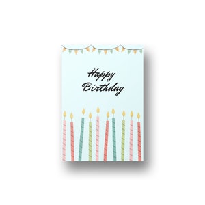 Tarjeta de cumpleaños personalizada, invitación de cumpleaños minimalista imprimible, invitación formal editable, diseño moderno, un día feliz. Niño afortunado.