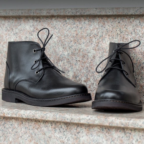 Calisto Long Ankle Boots Made With Black Cow Leather Personalized Handmade Shoes Special Formal Party Wear Perfect Casual Use Etsy