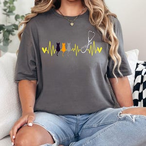 Nurse Life Shirt Gift for Nurse Purrfect Caregiver Shirt Gift for Vet Tech Gift for Her Gift for Him Shirt for Cat Lover