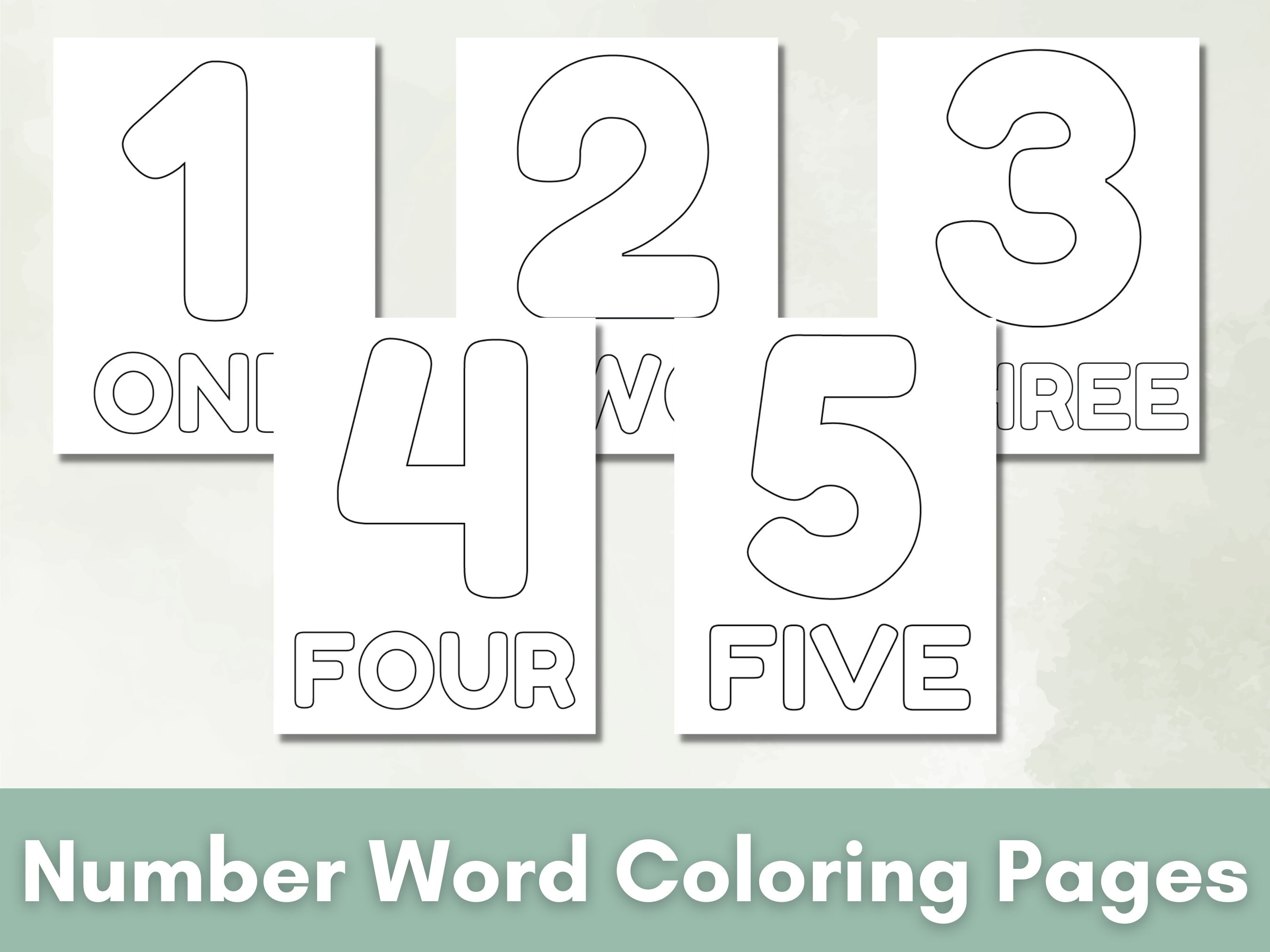 1 10 Number Tracing Preschool Worksheet Printable Handwriting 1 10 number tracing preschool worksheet printable handwriting