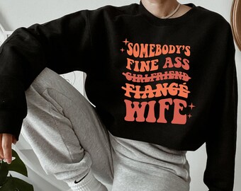 Somebody's Fine Ass Wife, Mrs Bride Shirt, Comfort Colors Shirt, Gift for Wife, Funny Wife Shirt, Gift For Her, Funny Women's Tee