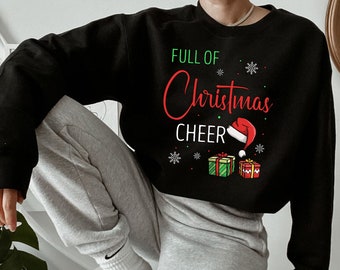 full of christmas cheer shirt, Full of Christmas Cheer or Beer Shirt, Christmas Shirts, Christmas Cheer Shirt, Funny Xmas Party T-Shirt