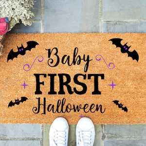 baby first halloween doormat, Spooky Doormat, Funny Door Mat, Welcome Doormats, Spooky Season