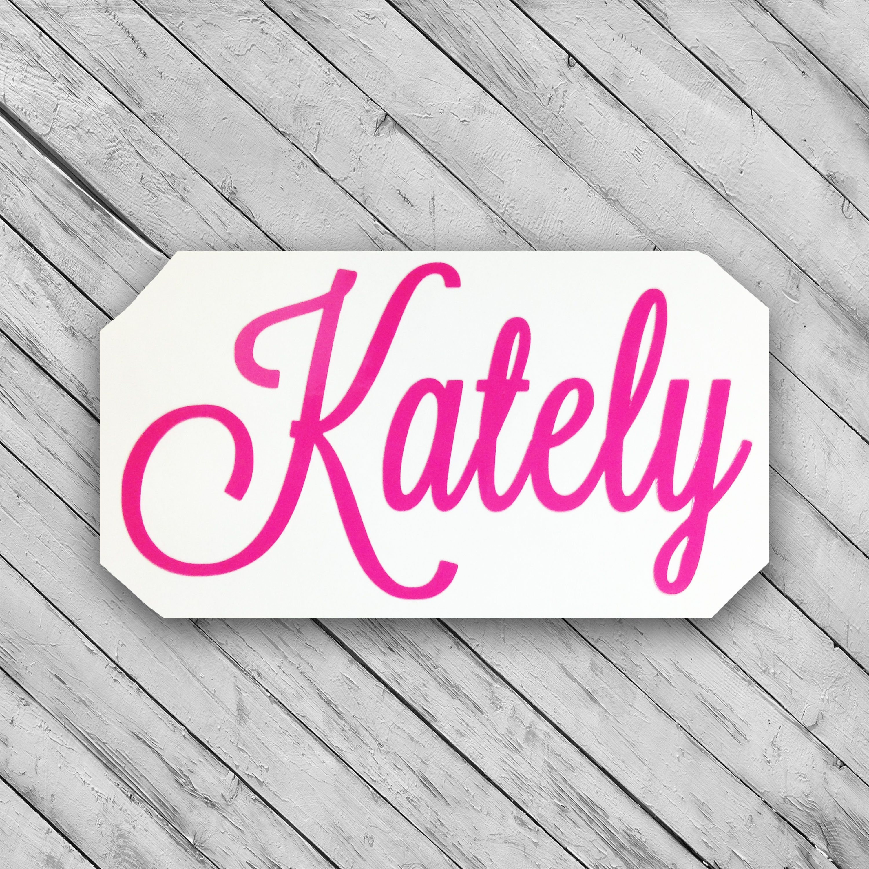Vinyl Name Decals Custom Stickers Personalized Name Etsy