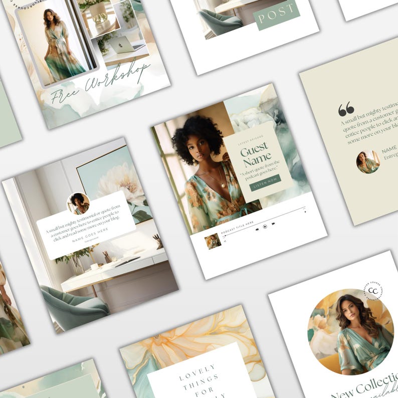 Coach Instagram Canva Template, Course Creator Insta, INSTANT DIGITAL ...