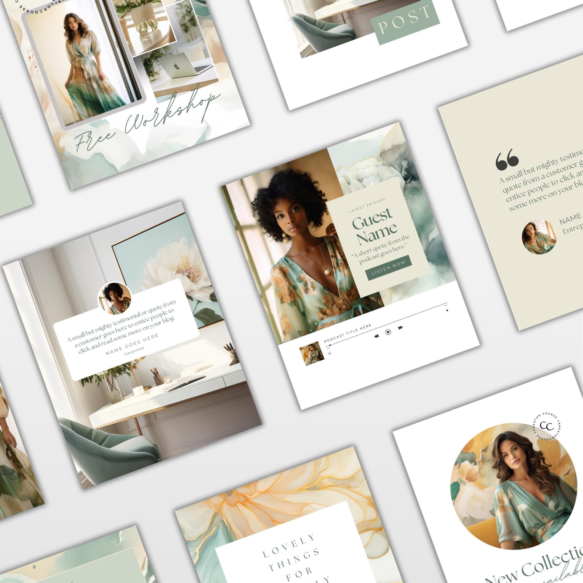 Coach Instagram Canva Template, Course Creator Insta, INSTANT DIGITAL ...