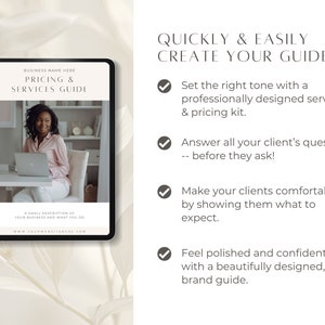Virtual Assistant Services Guide Canva Template VA Pricing Guide Client ...