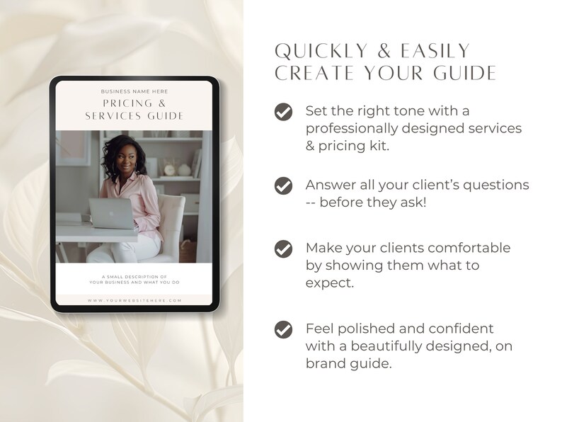 Virtual Assistant Services Guide Canva Template VA Pricing Guide Client ...