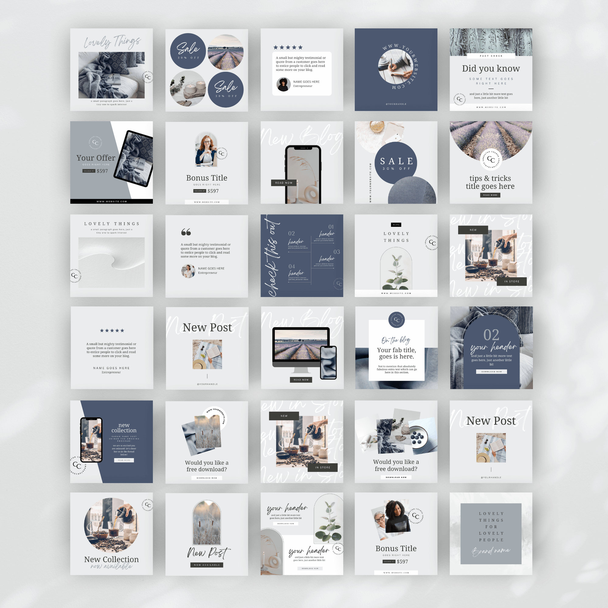 Coach Instagram Canva Template, Course Creator Instagram, INSTANT ...