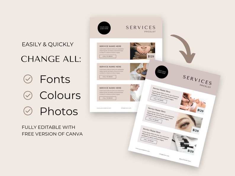 Doula Templates Editable Canva Flyer Template Postpartum Doula Handout Birth Doula Brochure Doula Marketing Birth Worker Lactation Template