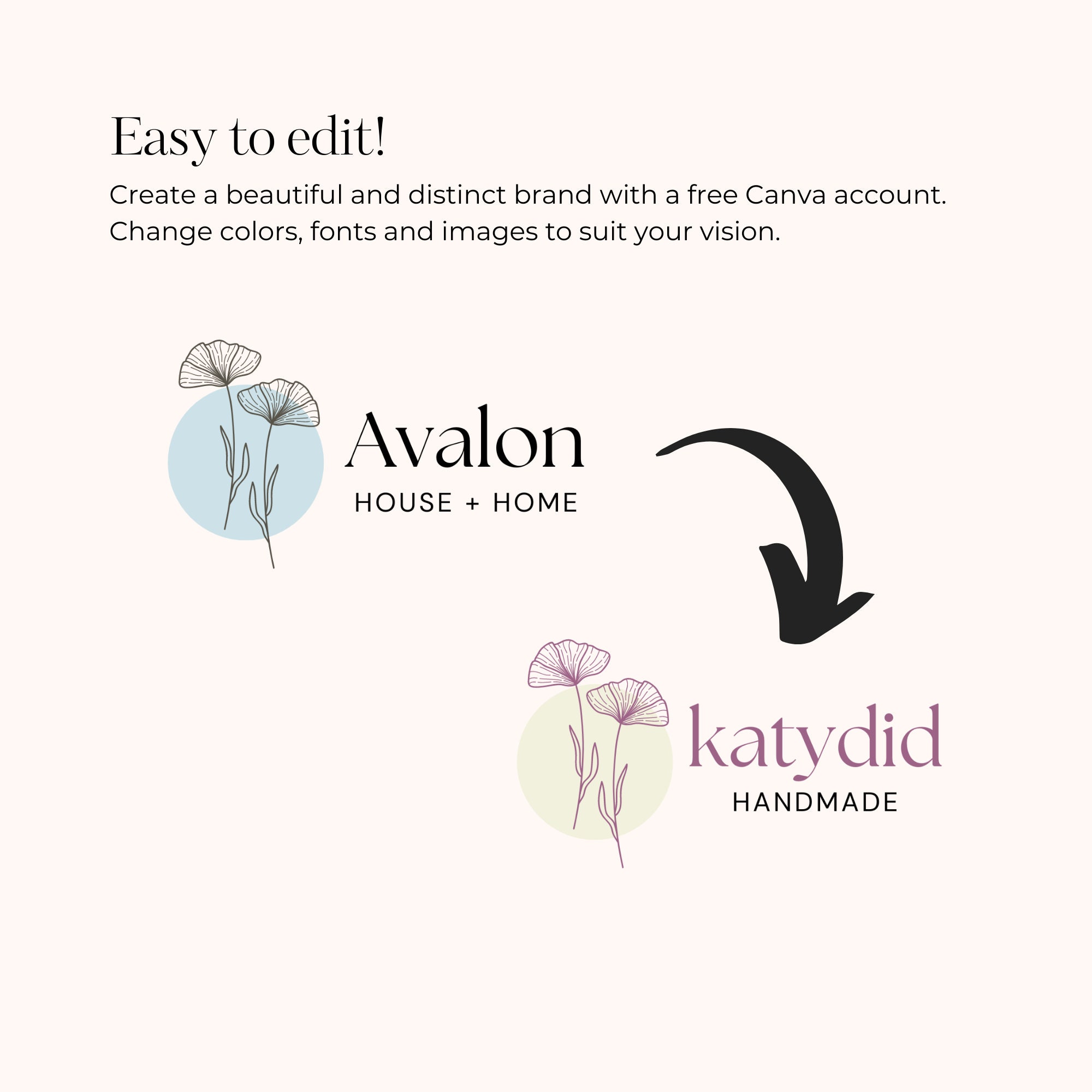 Logo Designs Canva Templates Branding Guidelines Branding Template