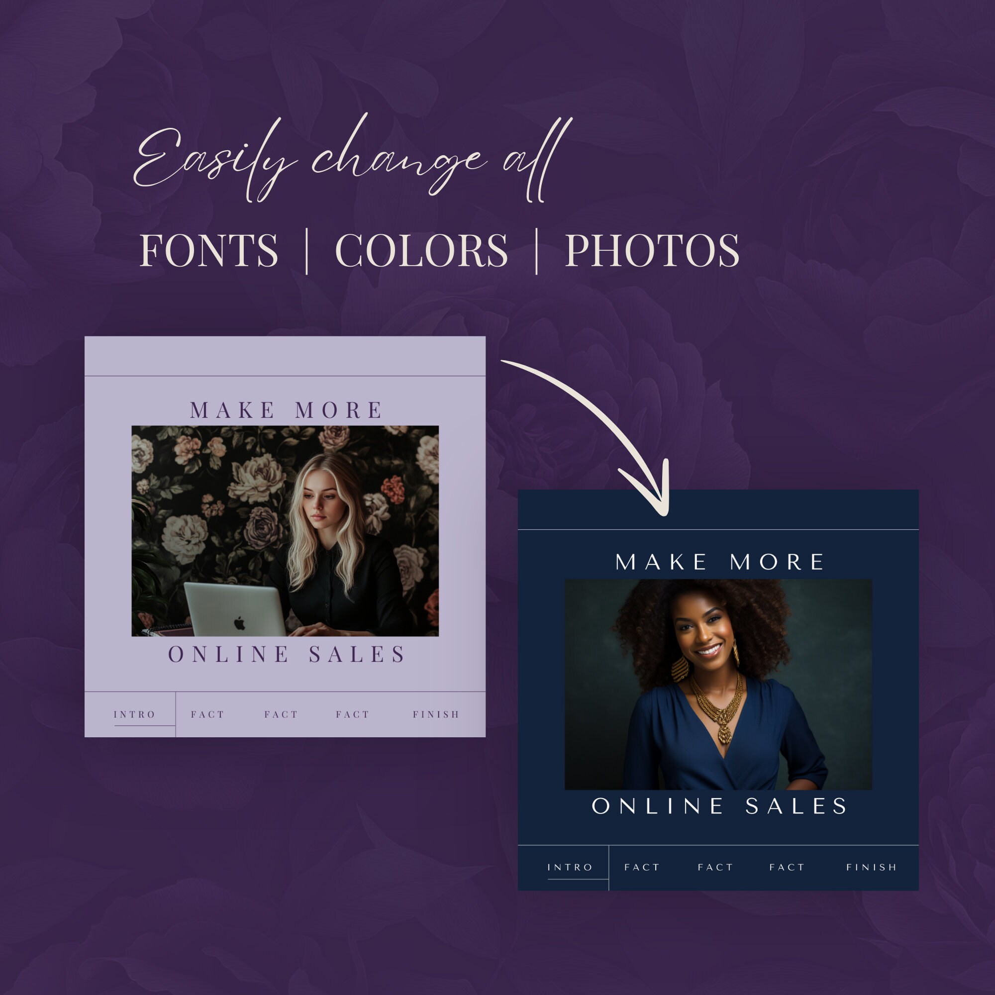 Instagram Carousel Templates Canva Template for Course Creators ...