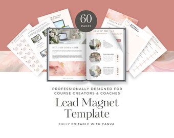 Blei Magnet Canva Vorlage, Blei-Generator, Workbook, Ebook, Freebie, Checklist, Worksheet, Opt-In, Done for you, Life Coaching Werkzeuge