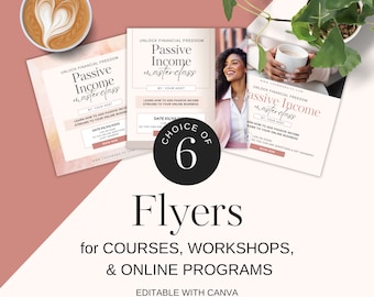 Brochure Bundle Canva Template Company Printable Coaching Editable Template Small Business Coaching Flyer Instant Download Social Media