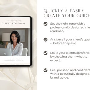 Virtual Assistant Client Roadmap Canva Template Onboarding Guide Client ...