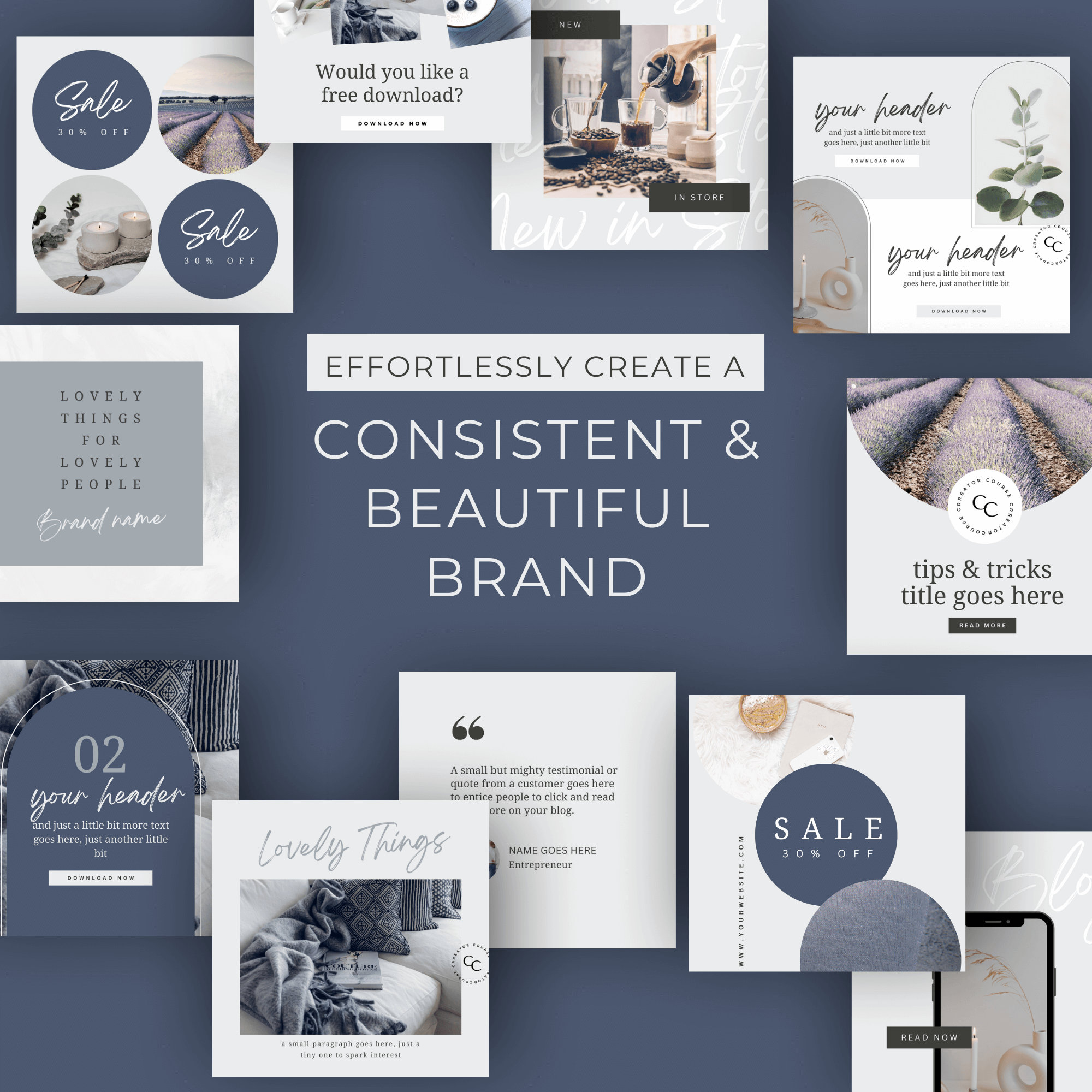 Coach Instagram Canva Template, Course Creator Instagram, INSTANT ...