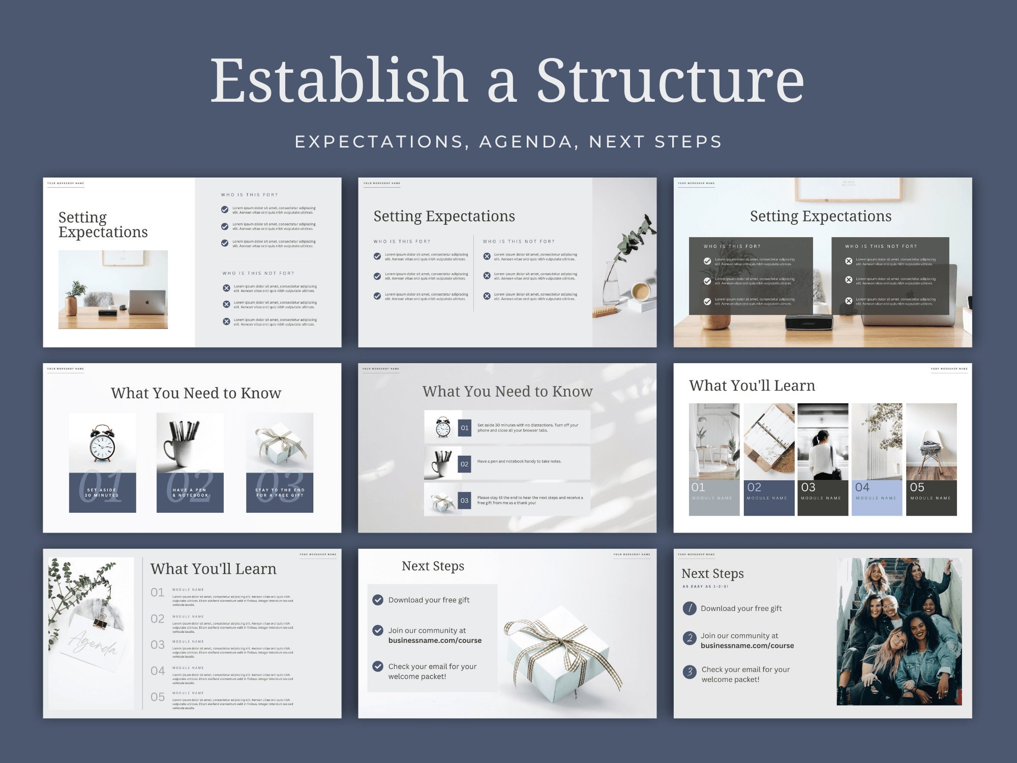 Masterclass Canva Template, INSTANT DOWNLOAD, Webinar Slides ...