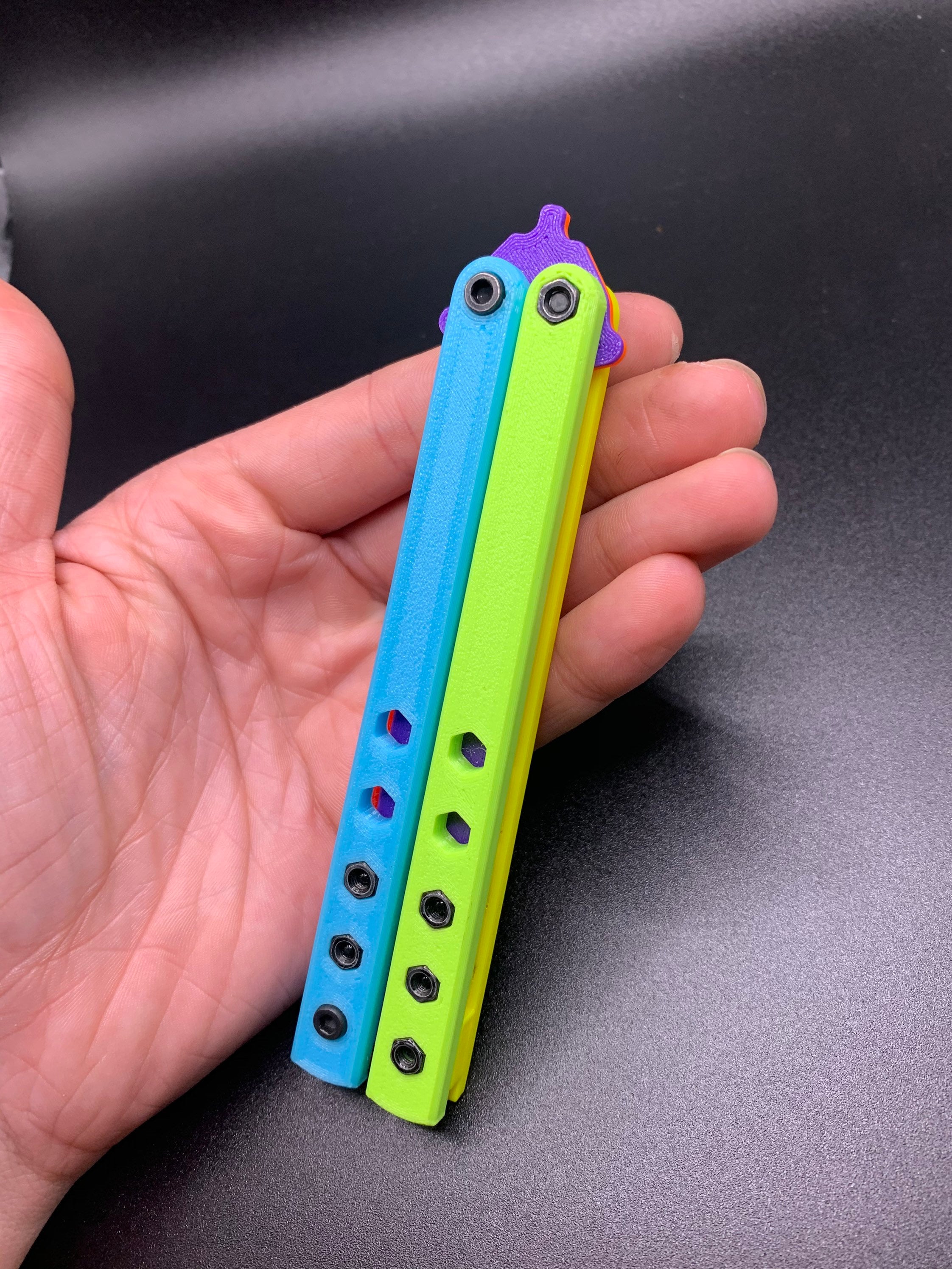 Custom Butterfly Knife Etsy