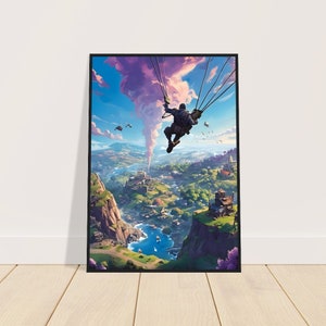 "Episches ""Battle Royale"" Victory Poster - Ultimativer Sieg Kunstdruck."