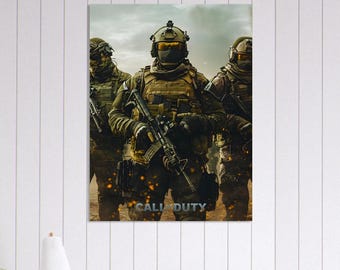 Call of Duty Poster: Modern Warfare, Gaming Room Decor