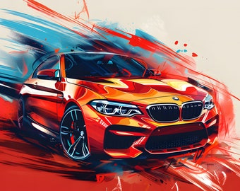 BMW M3 Poster - High-Quality Art Print for Car Enthusiasts