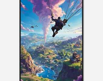 Epic Battle Royale Victory Poster - Ultimate Victory Art Print