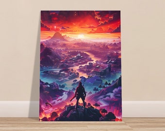 Legendary Battle Royale Action Poster for Gamers