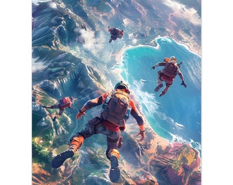 Epic Battle Royale Victory Poster - Ultimate Victory Art Print