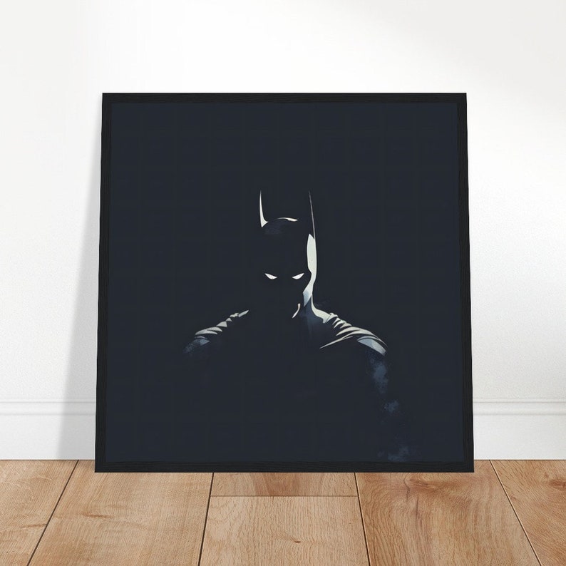 Batman Poster Dark Knight Wall Art DC Comics Fan Decor Etsy