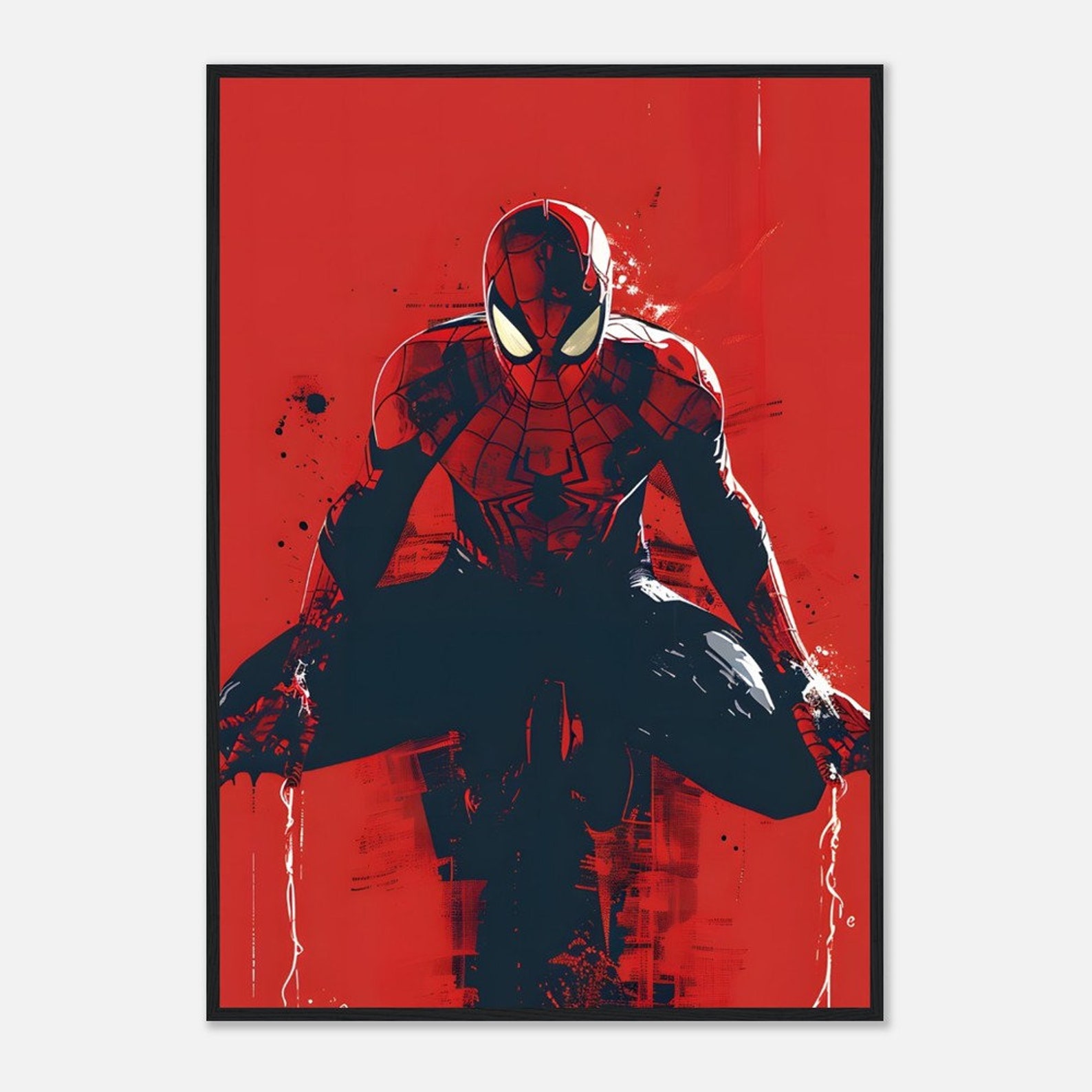 Spider Man Poster Spider Man Druck Filmplakat Minimalistisches spider-man-poster-spider-man-druck-filmplakat-minimalistisches