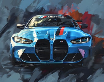 BMW M3 Poster - High-Quality Art Print for Car Enthusiasts