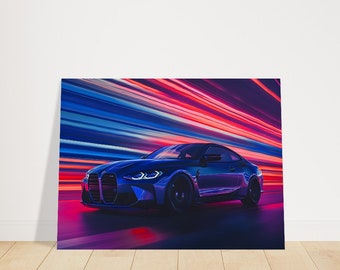 BMW M4 Poster
