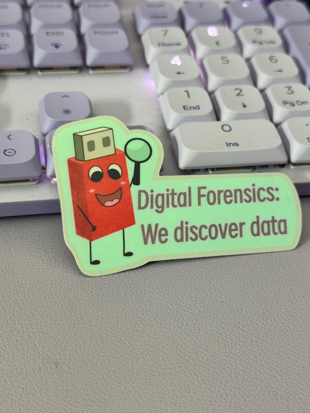 Computer Forensic Stickers We Discover Data Digital Forensics Sticker: Crime Scene Investigator ...