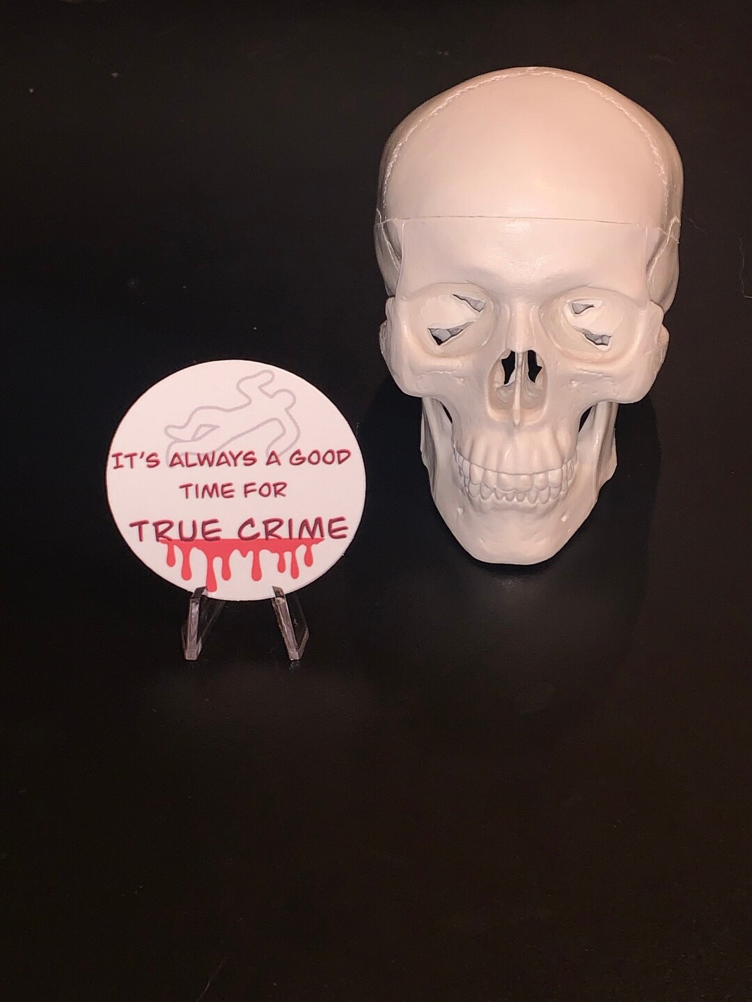 True Crime Time CSI Obsessed Sticker: Crime Podcast & Novel Fan Decal ...