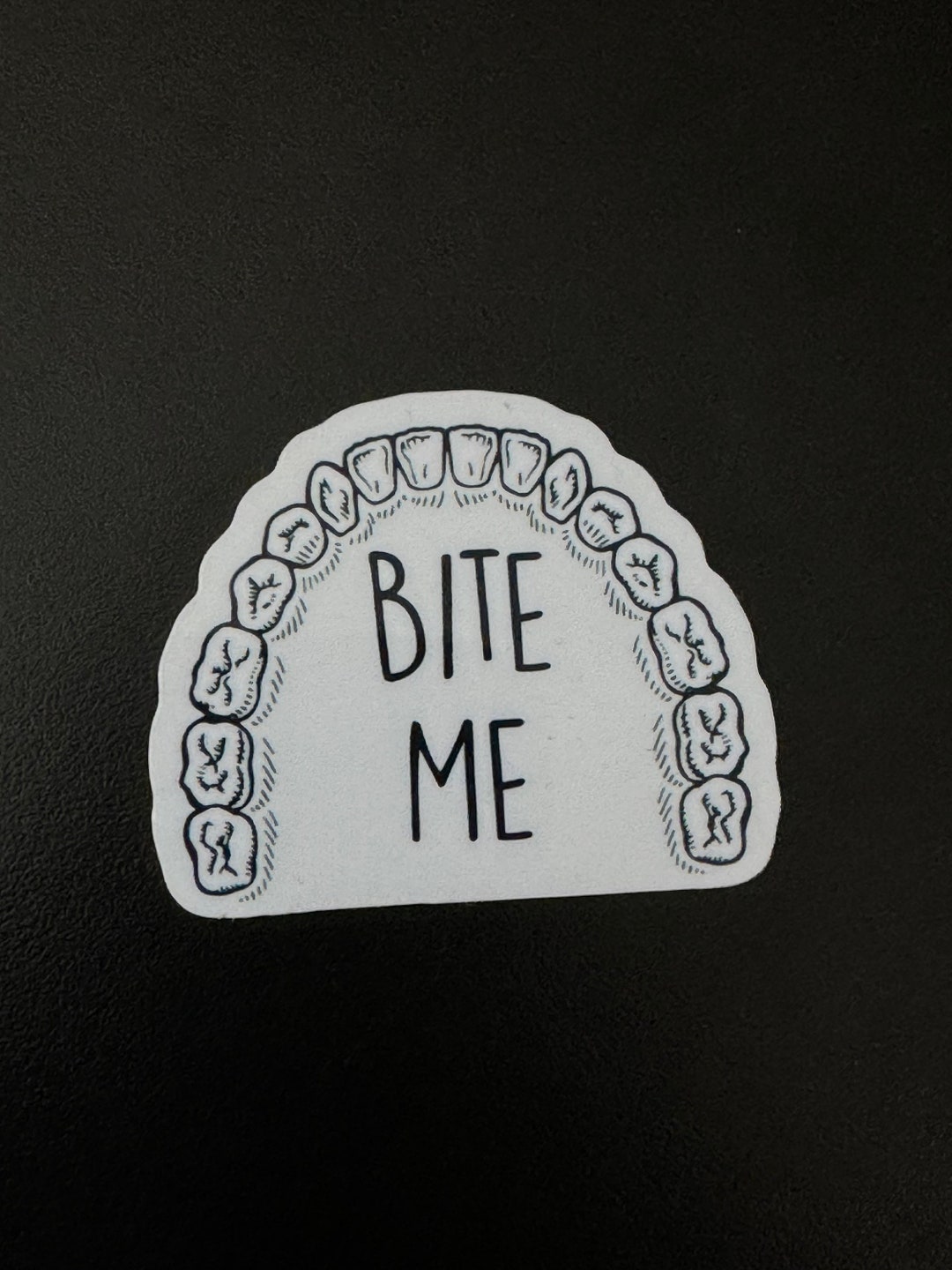 Bite Work Sticker Bite Me - Forensic Odontology Sticker | Dentist Decal | Forensic ...