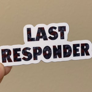 MAGNET: Last Responder| Crime Scene Body Outline| CSI and Forensics Stickers| Detective & Police Investigation | Last Responder Decal | CSI