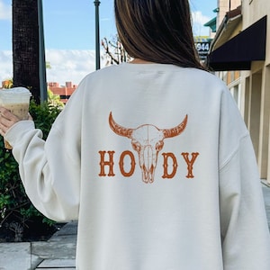Howdy PNG, Howdy Svg, Cowboy Svg, Stacked Howdy Svg, Country Girl Svg, Leopard Svg, Sublimation Design, Archivo digital, CowSkull