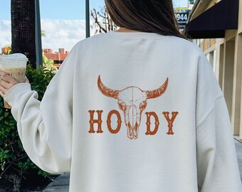 Howdy PNG, Howdy Svg, Cowboy Svg, Stacked Howdy Svg, Country Girl Svg, Leopard Svg, Sublimation Design, Digital File, CowSkull