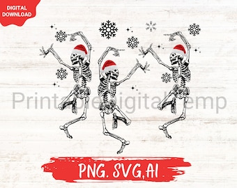 Noël Png Danse Squelette Drôle Noël Squelette Danse Png Pour Noël Svg Drôle Noël Png