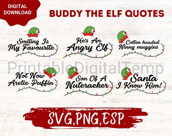 Elf famille svg, elfe Noël svg, elfe chemise svg, copain elfe svg, elfe svg cricut, fichier svg elfe, elfe drôle svg, elfe disant svg, elfe film cite svg