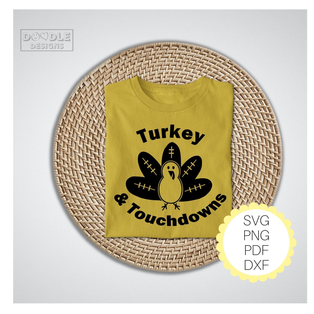 Thanksgiving Football SVG Football Thanksgiving SVG Turkey Etsy